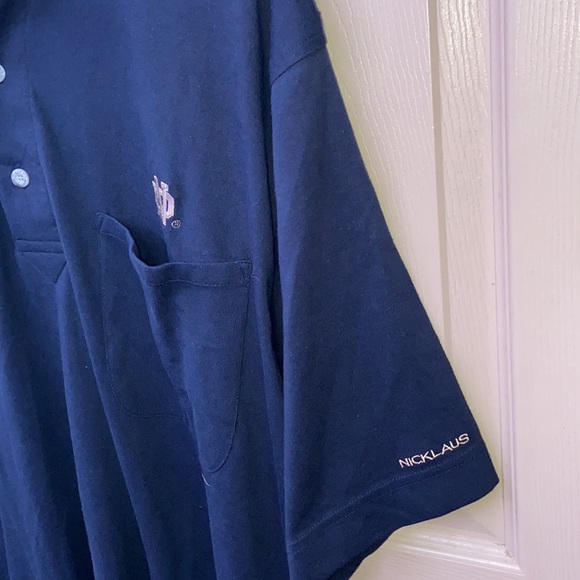 Large Nicklaus and Notre Dame Collaboration Polo Style Golf Shirt - Picture 4 of 4